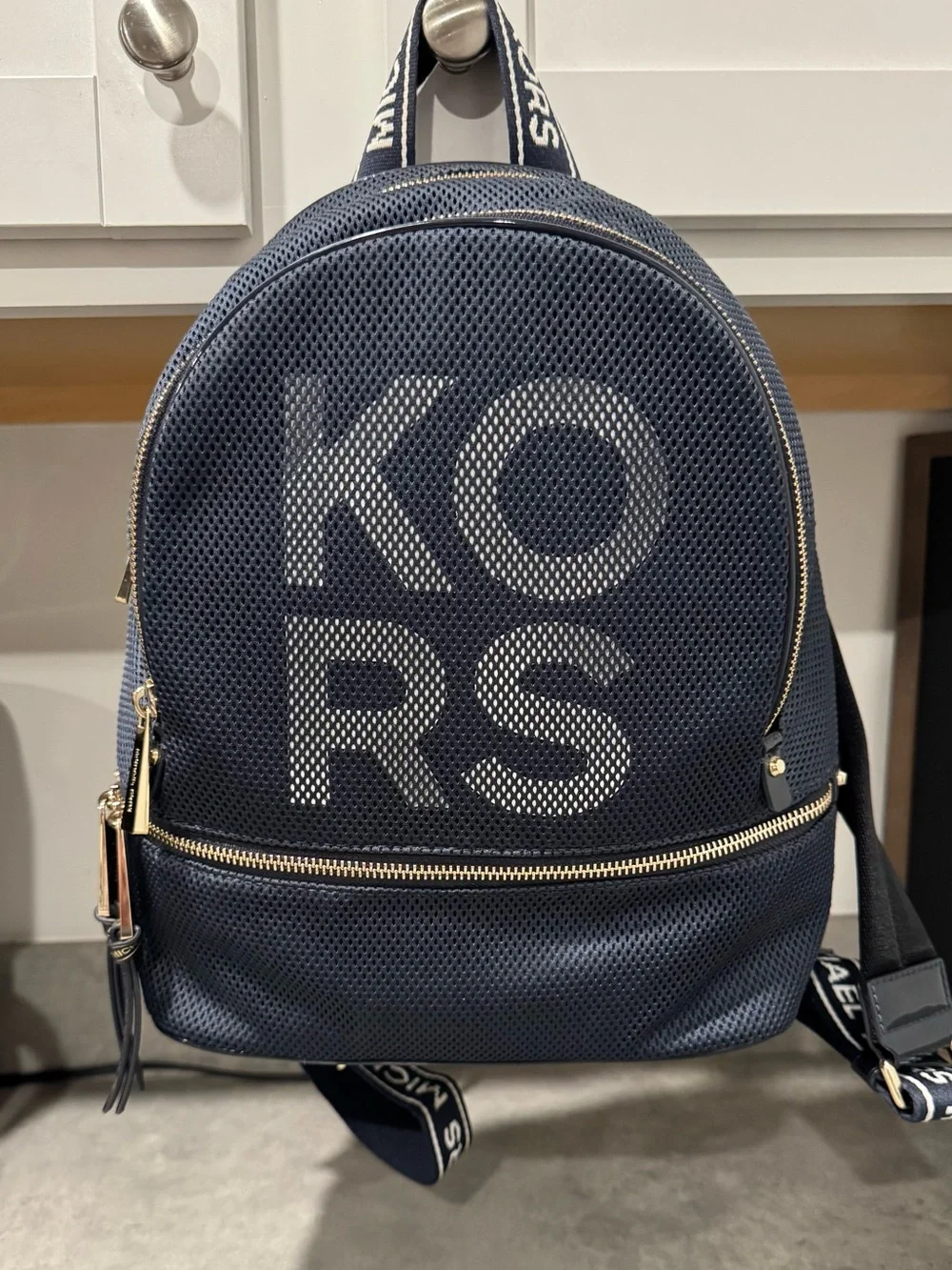 Michael Kors Rhea Zip Backpack in Admiral Blue! Excellent Condition. - Picture 2 of 11
